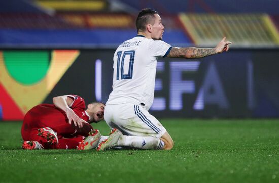 Serbia Soccer Nations League Serbia - Russia