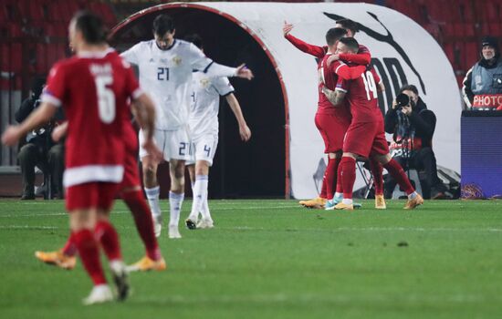 Serbia Soccer Nations League Serbia - Russia