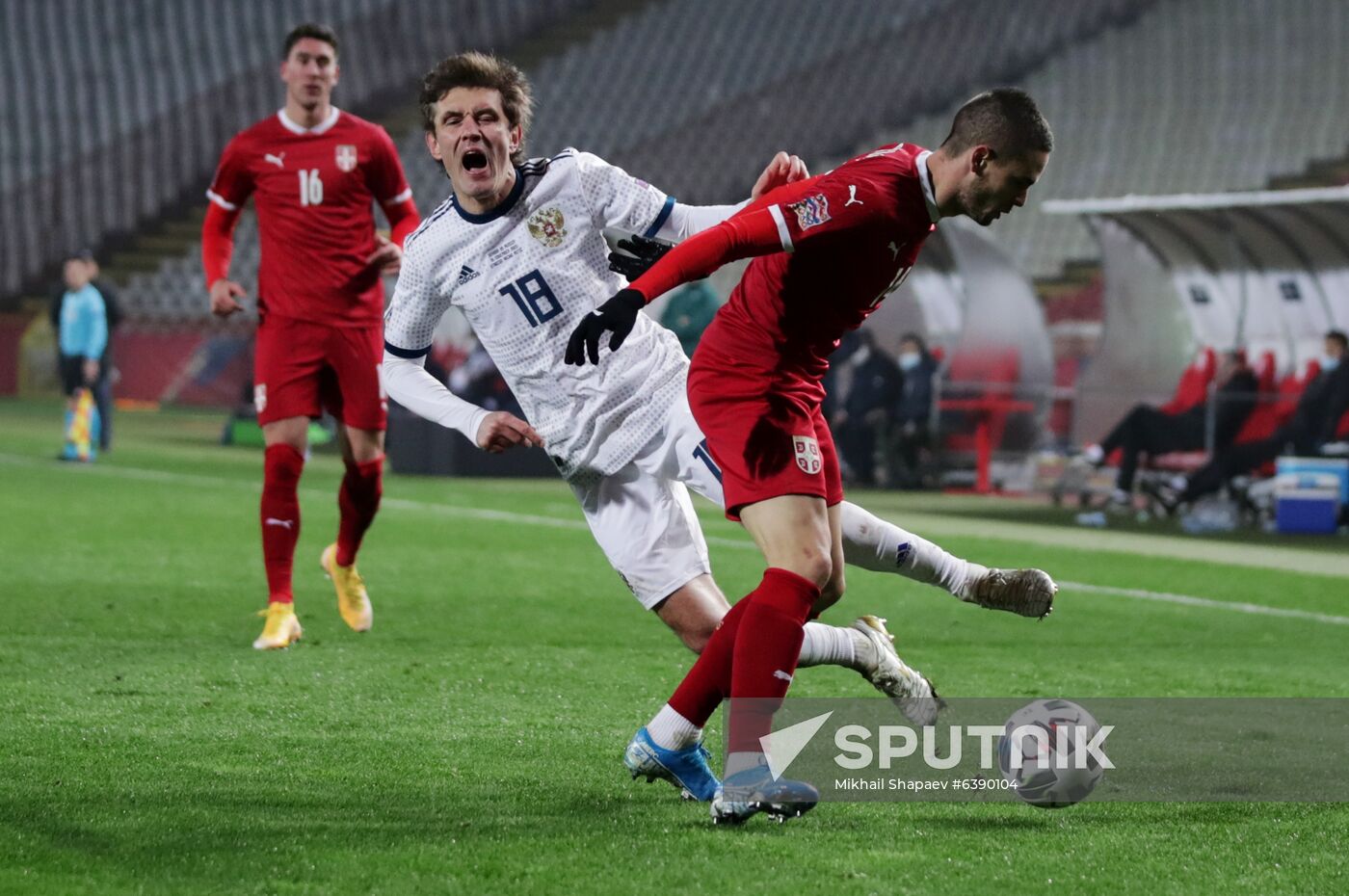 Serbia Soccer Nations League Serbia - Russia