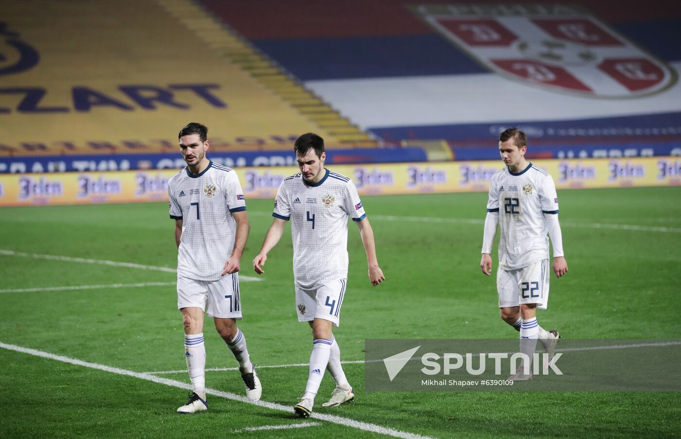 Serbia Soccer Nations League Serbia - Russia