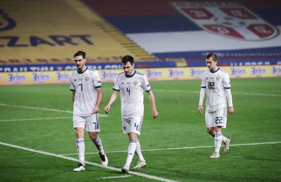 Serbia Soccer Nations League Serbia - Russia