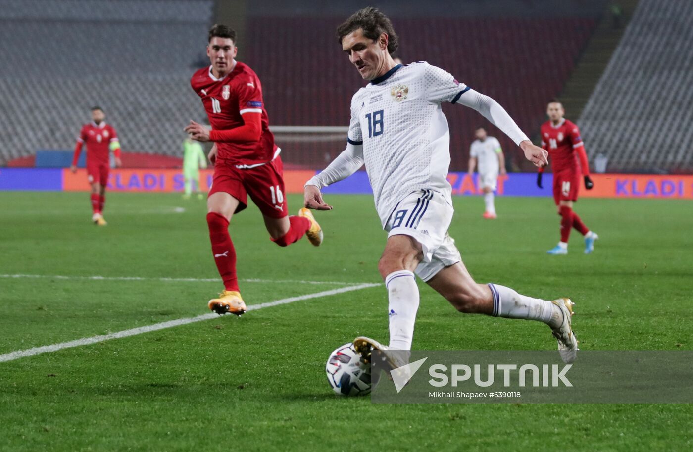 Serbia Soccer Nations League Serbia - Russia
