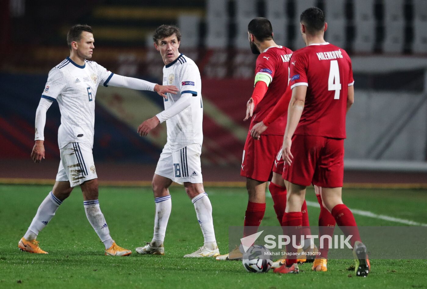 Serbia Soccer Nations League Serbia - Russia