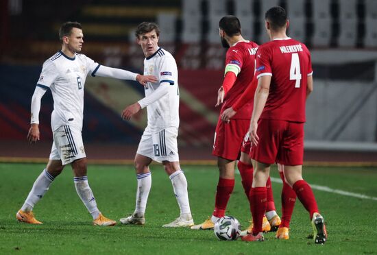 Serbia Soccer Nations League Serbia - Russia