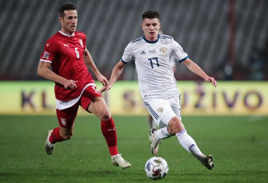 Serbia Soccer Nations League Serbia - Russia