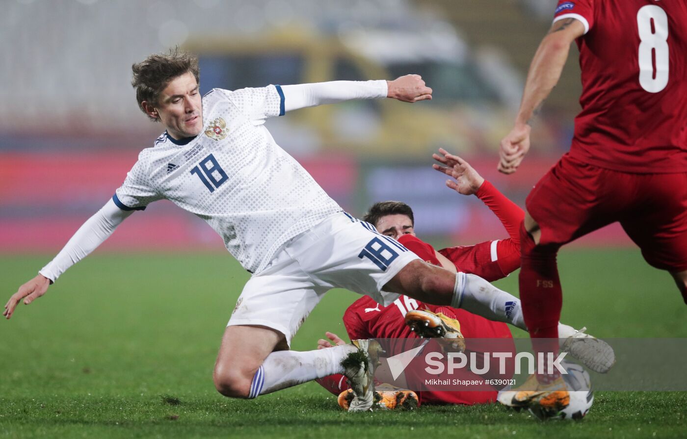 Serbia Soccer Nations League Serbia - Russia