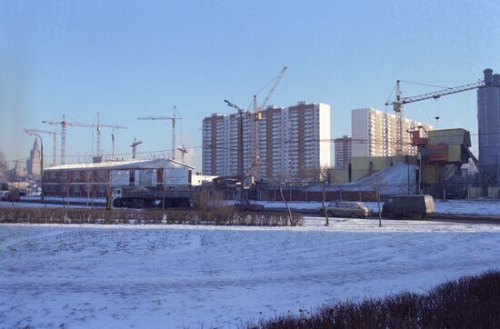 New buildings in Moscow