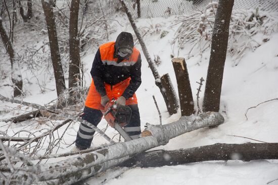 Russia Snow Cyclone Aftermath