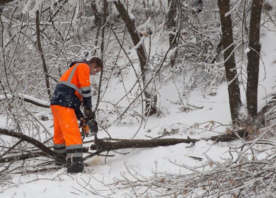 Russia Snow Cyclone Aftermath