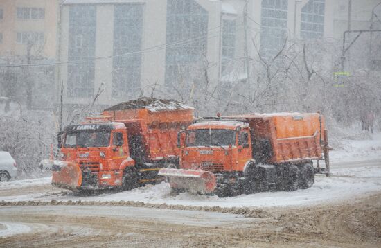 Russia Snow Cyclone Aftermath