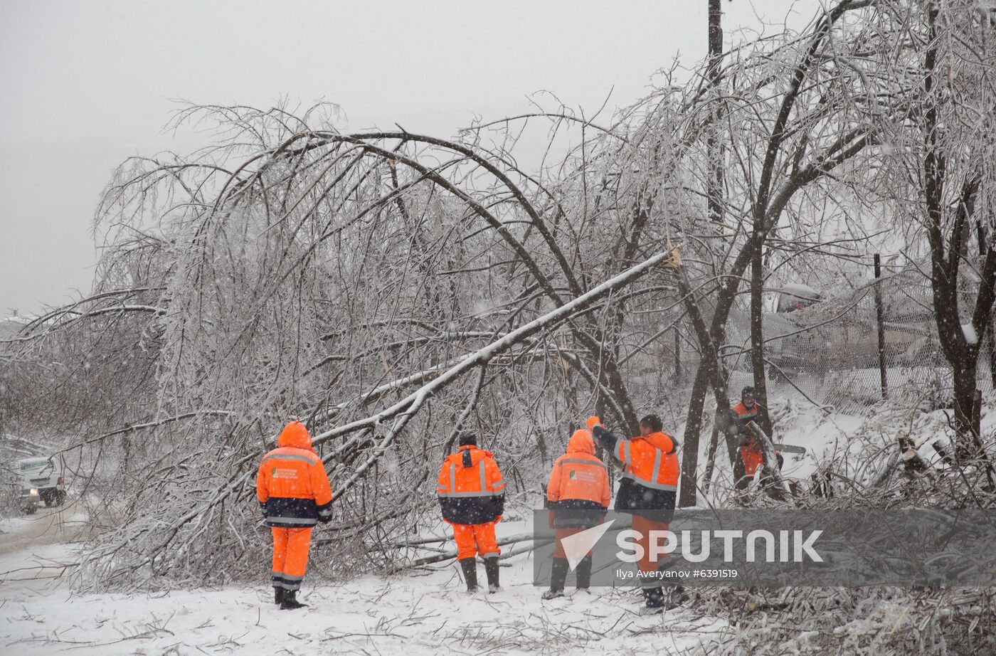 Russia Snow Cyclone Aftermath
