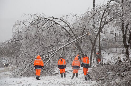 Russia Snow Cyclone Aftermath