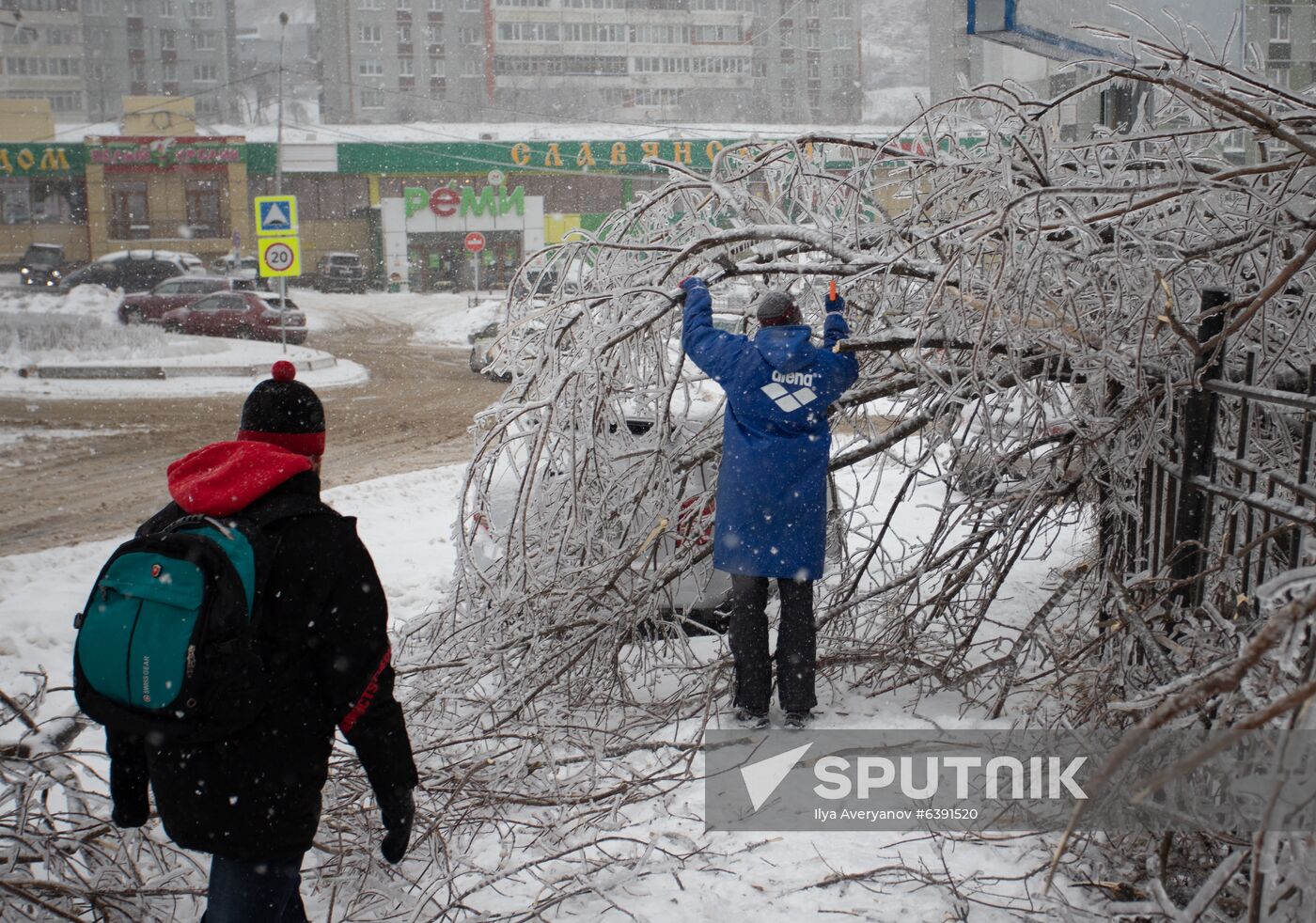 Russia Snow Cyclone Aftermath