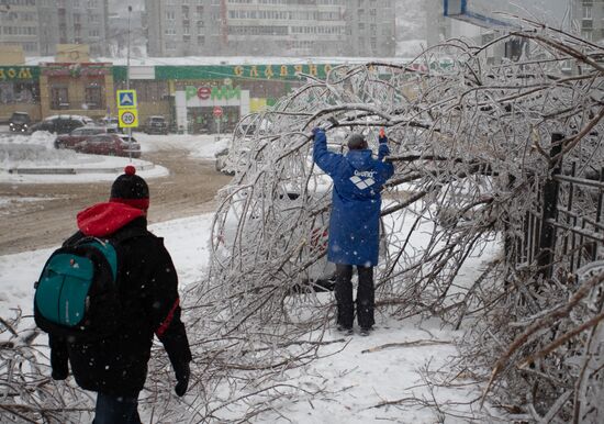 Russia Snow Cyclone Aftermath