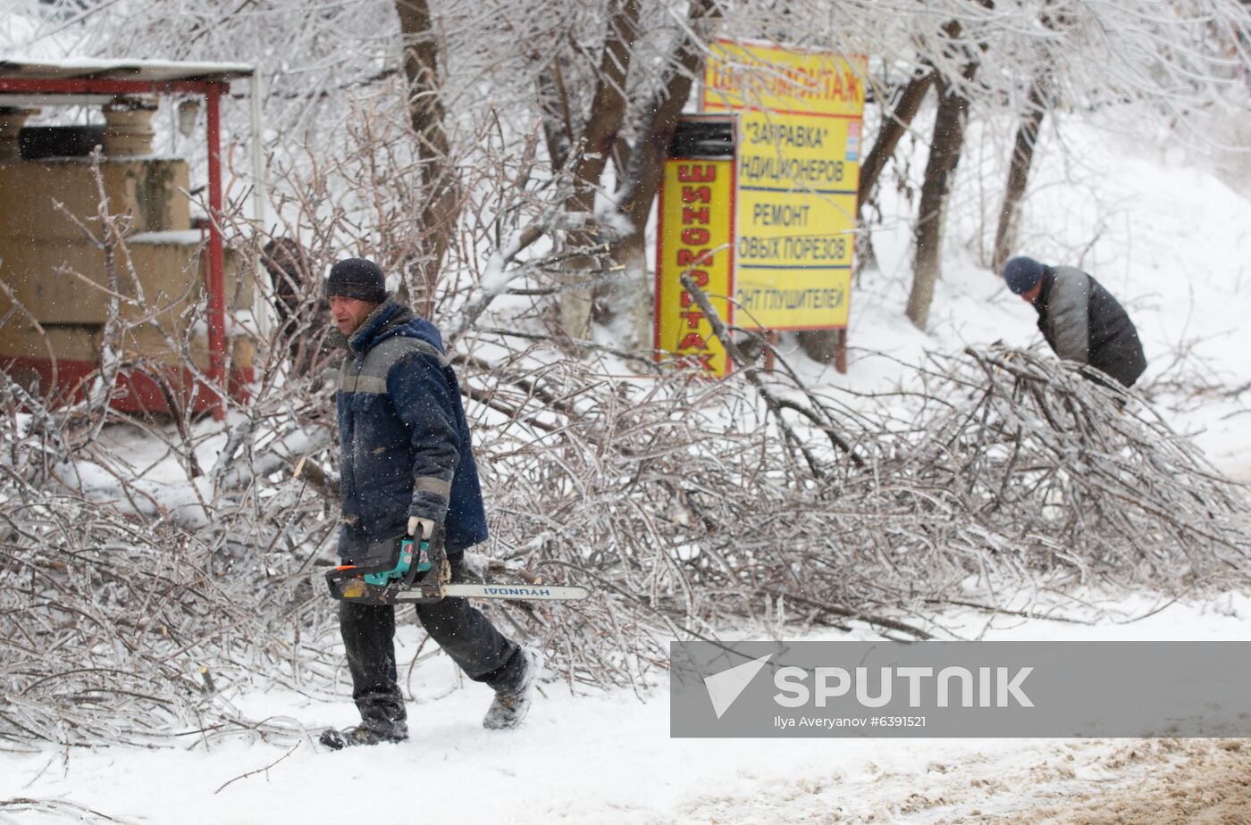 Russia Snow Cyclone Aftermath