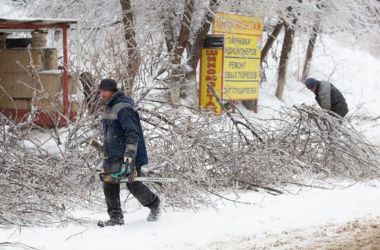 Russia Snow Cyclone Aftermath