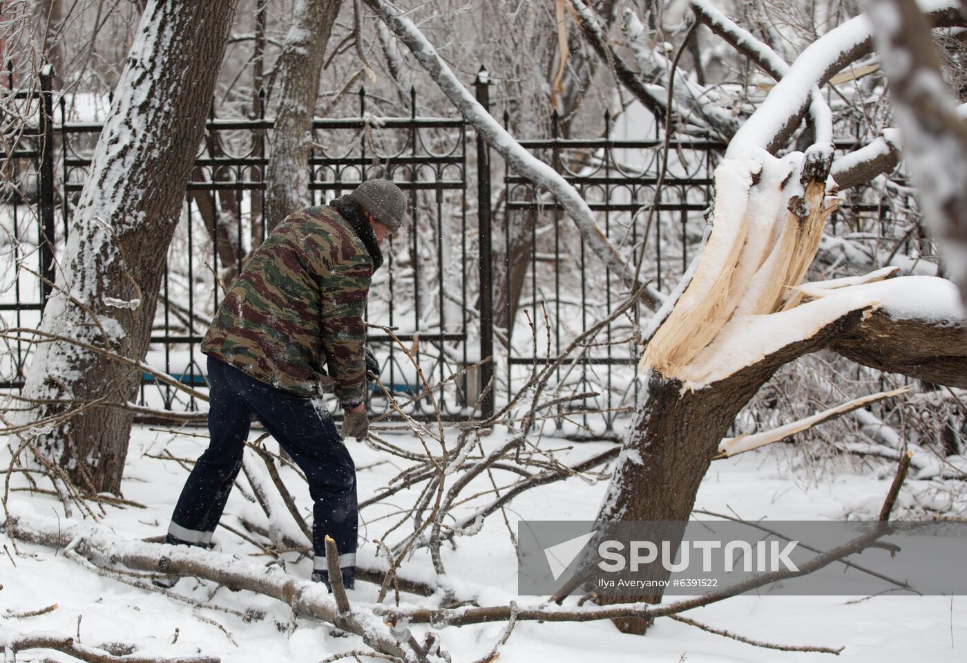 Russia Snow Cyclone Aftermath