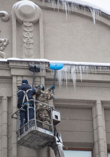 Russia Snow Cyclone Aftermath