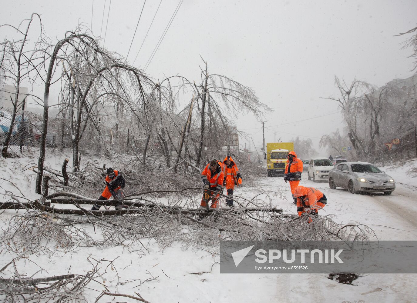 Russia Snow Cyclone Aftermath