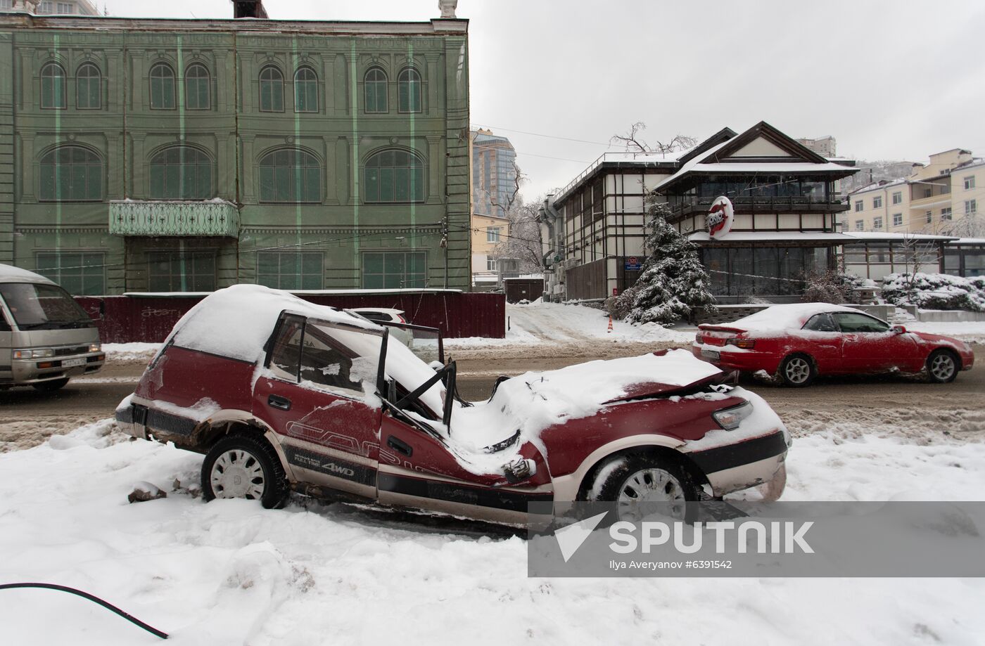 Russia Snow Cyclone Aftermath