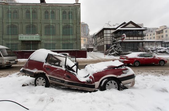 Russia Snow Cyclone Aftermath