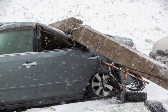 Russia Snow Cyclone Aftermath