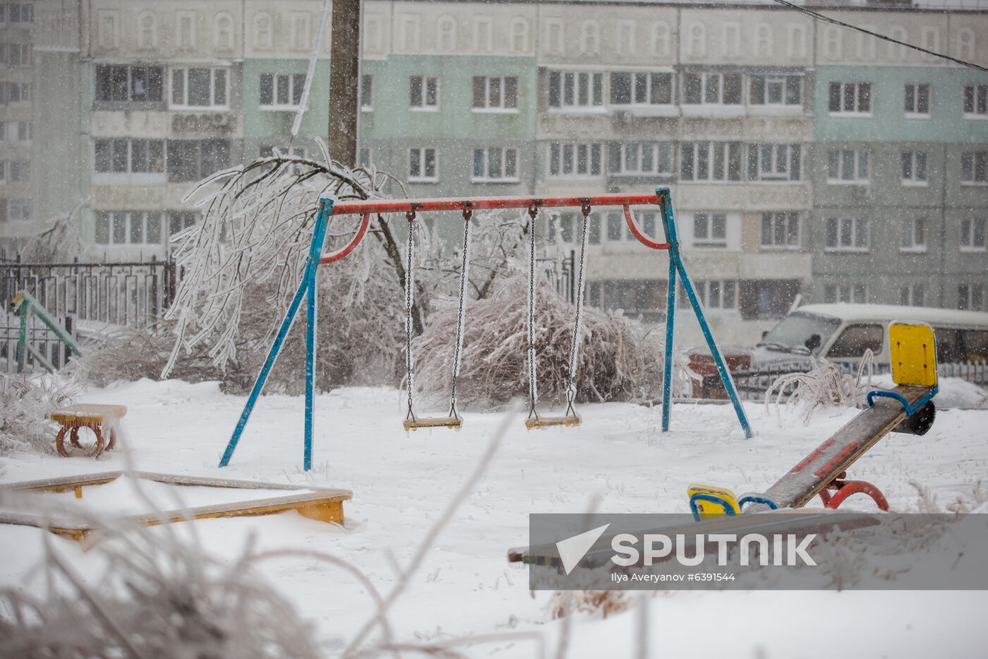 Russia Snow Cyclone Aftermath