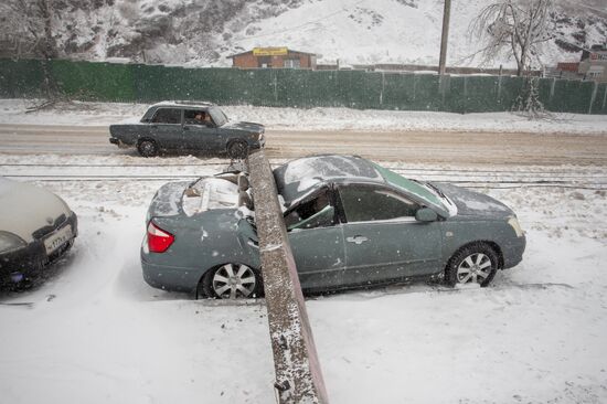 Russia Snow Cyclone Aftermath