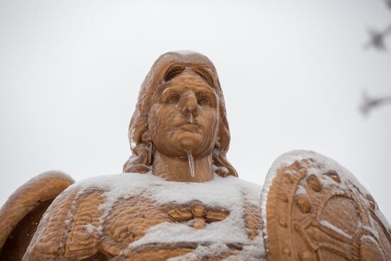 Russia Snow Cyclone Aftermath