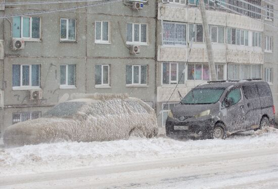 Russia Snow Cyclone Aftermath