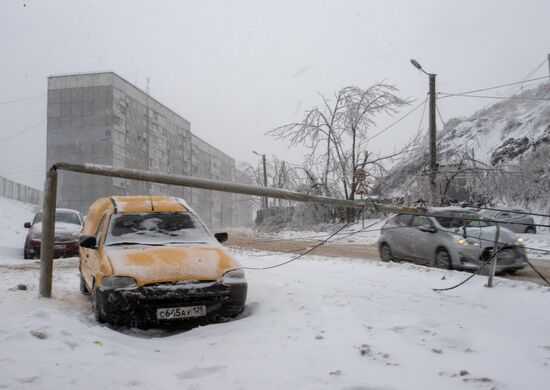 Russia Snow Cyclone Aftermath