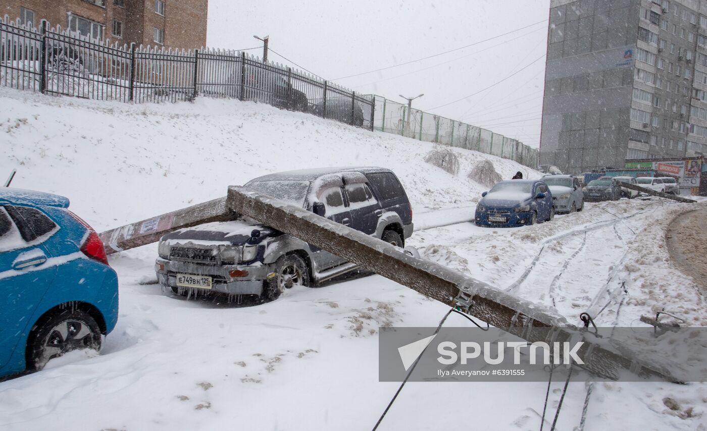 Russia Snow Cyclone Aftermath