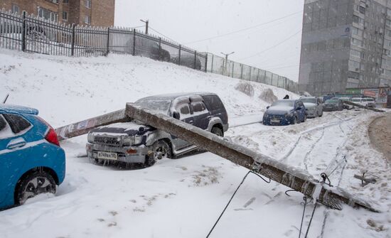 Russia Snow Cyclone Aftermath