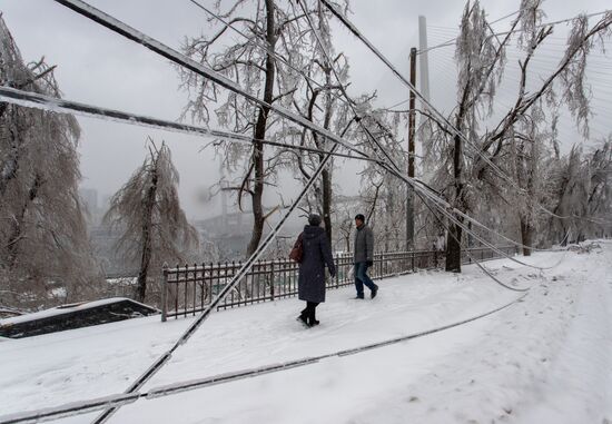 Russia Snow Cyclone Aftermath