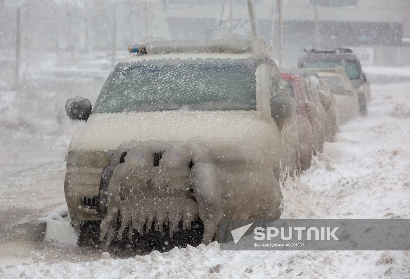 Russia Snow Cyclone Aftermath