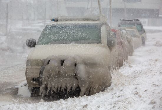 Russia Snow Cyclone Aftermath
