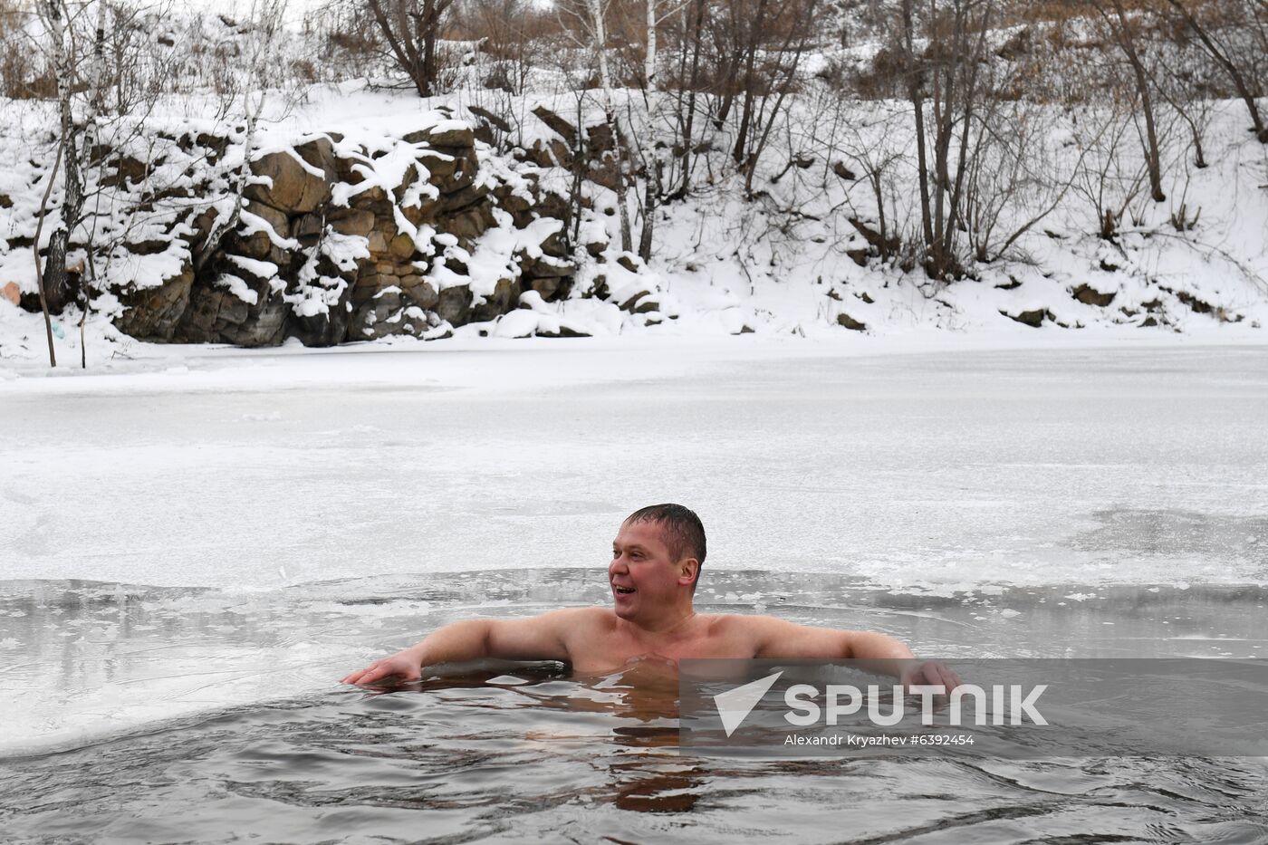 Russia Winter Swimming