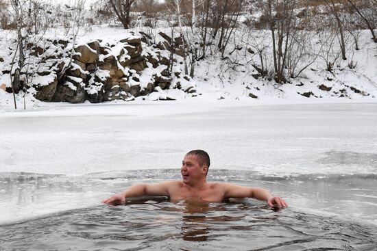 Russia Winter Swimming