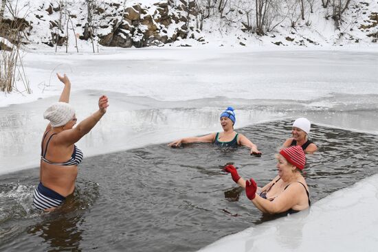 Russia Winter Swimming