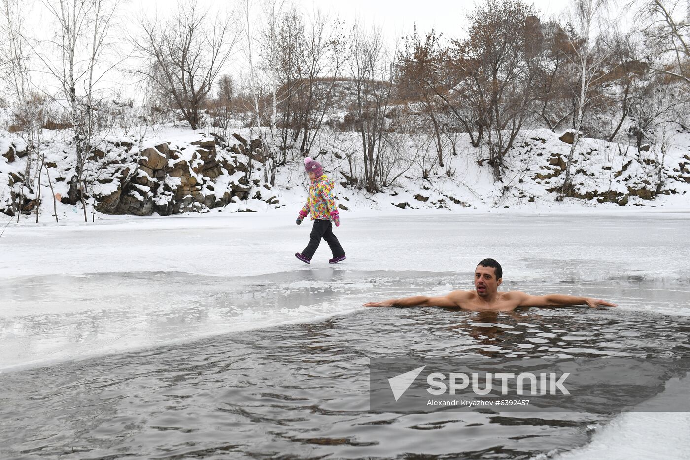 Russia Winter Swimming