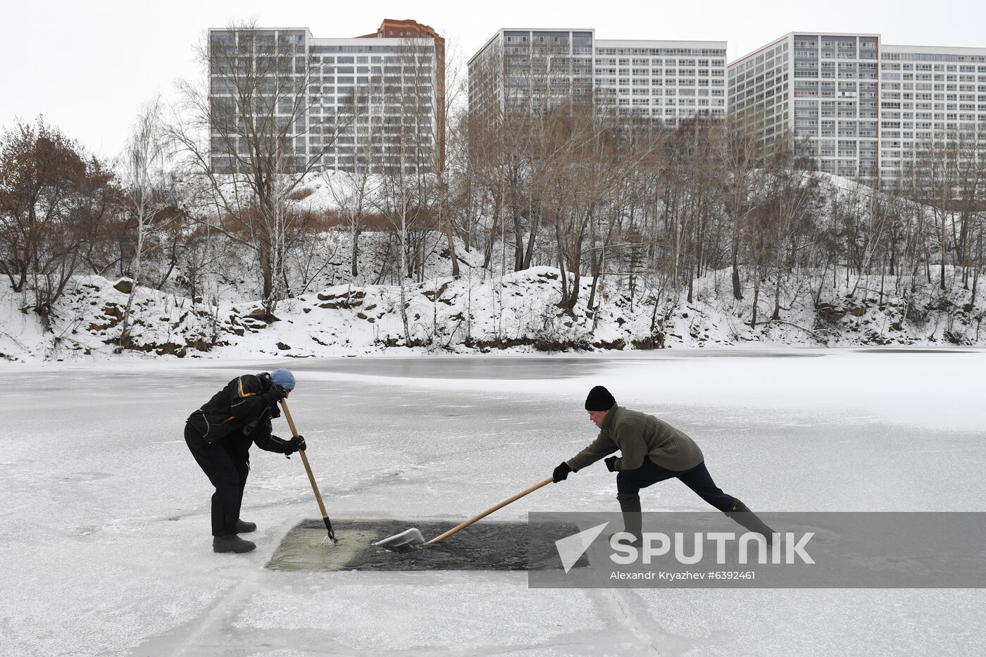 Russia Winter Swimming