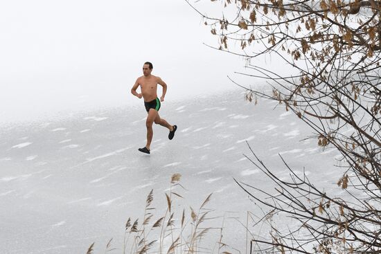 Russia Winter Swimming