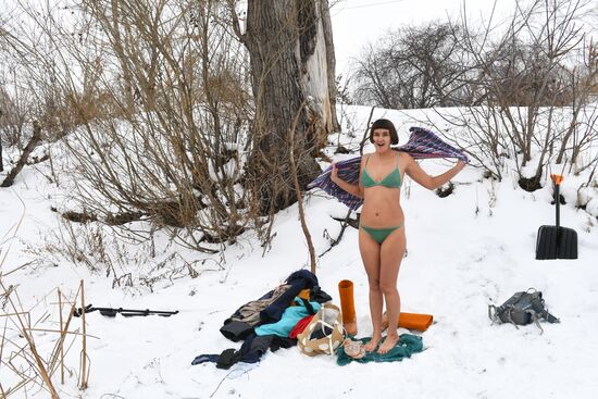 Russia Winter Swimming