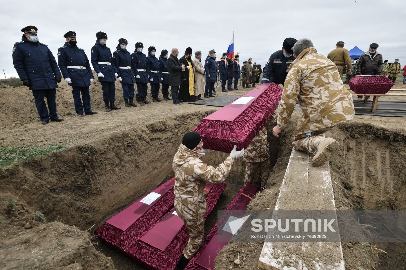 Russia WWII Soviet Soldiers Reburial