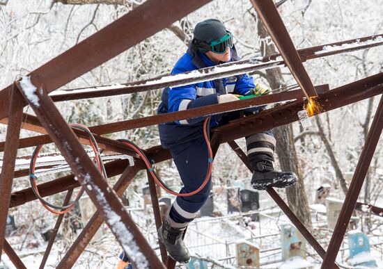 Russia Snow Cyclone Aftermath