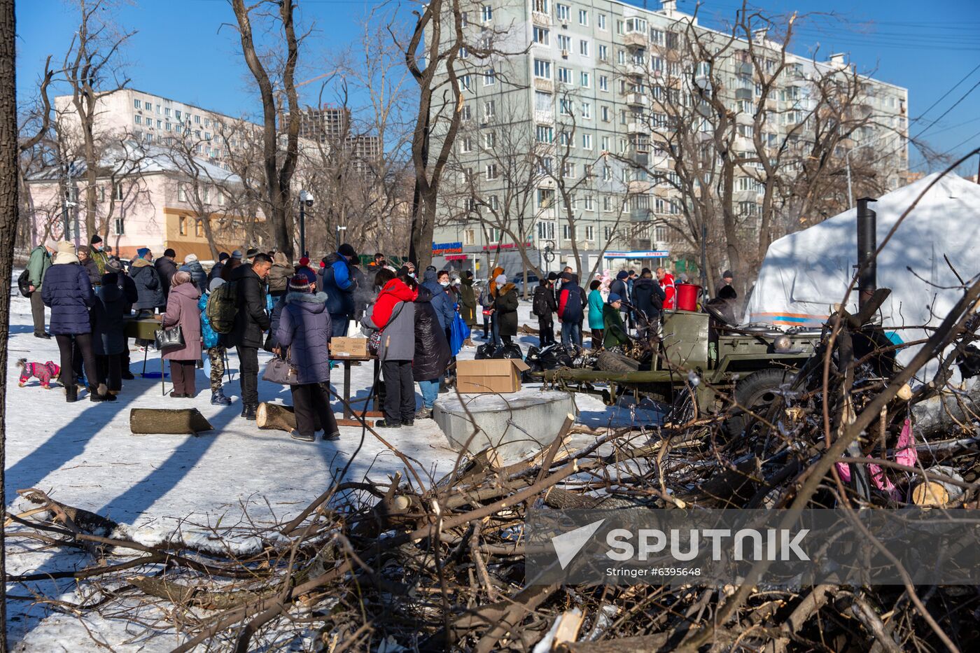 Russia Snow Cyclone Aftermath