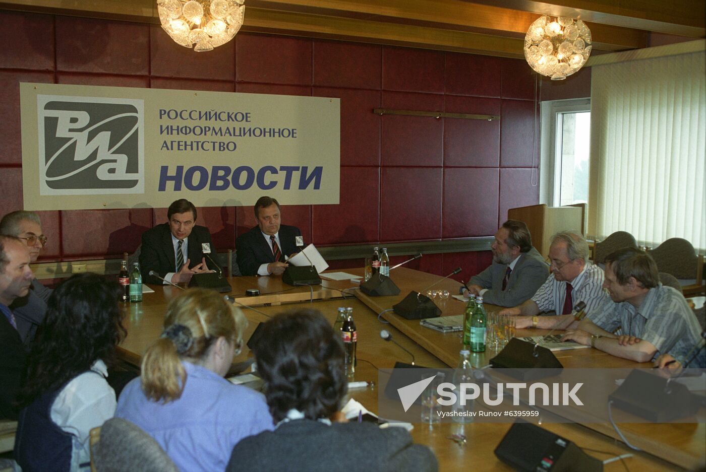 News conference at RIA Novosti Agency