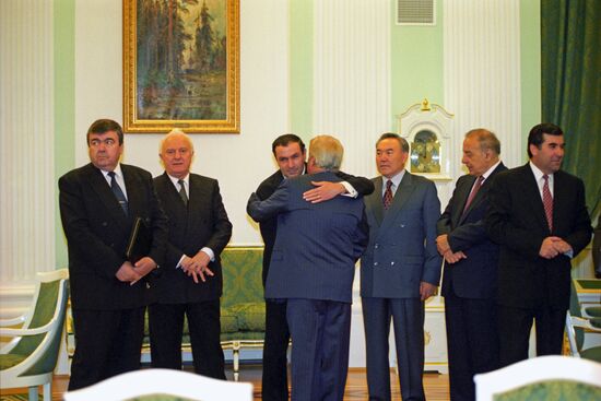 Regular meeting of CIS member-states' Council of Heads of State