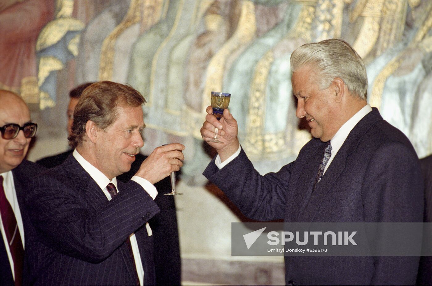 President of Czechoslovakia Vaclav Havel visits Russia
