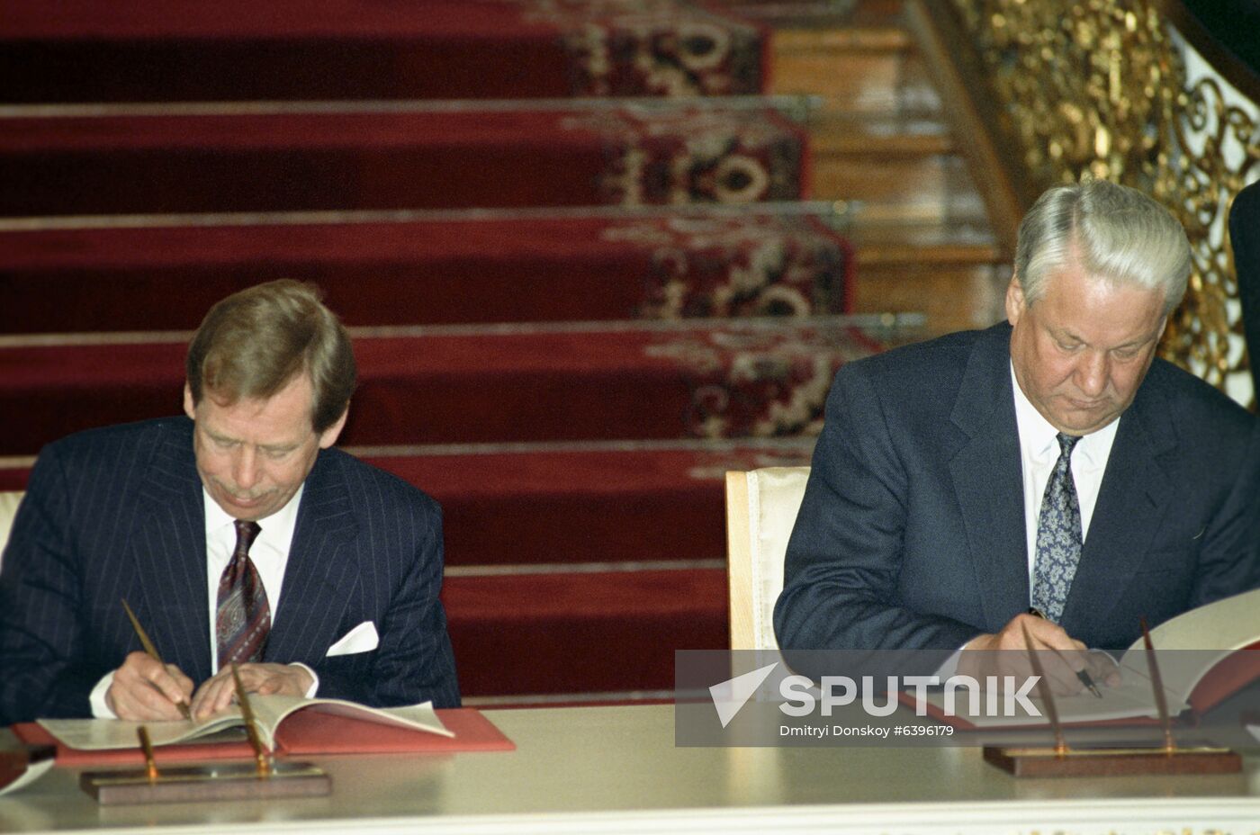 President of Czechoslovakia Vaclav Havel visits Russia